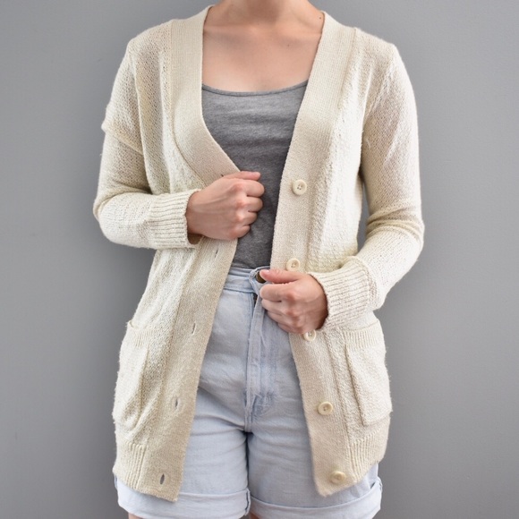 button down cardigan with pockets
